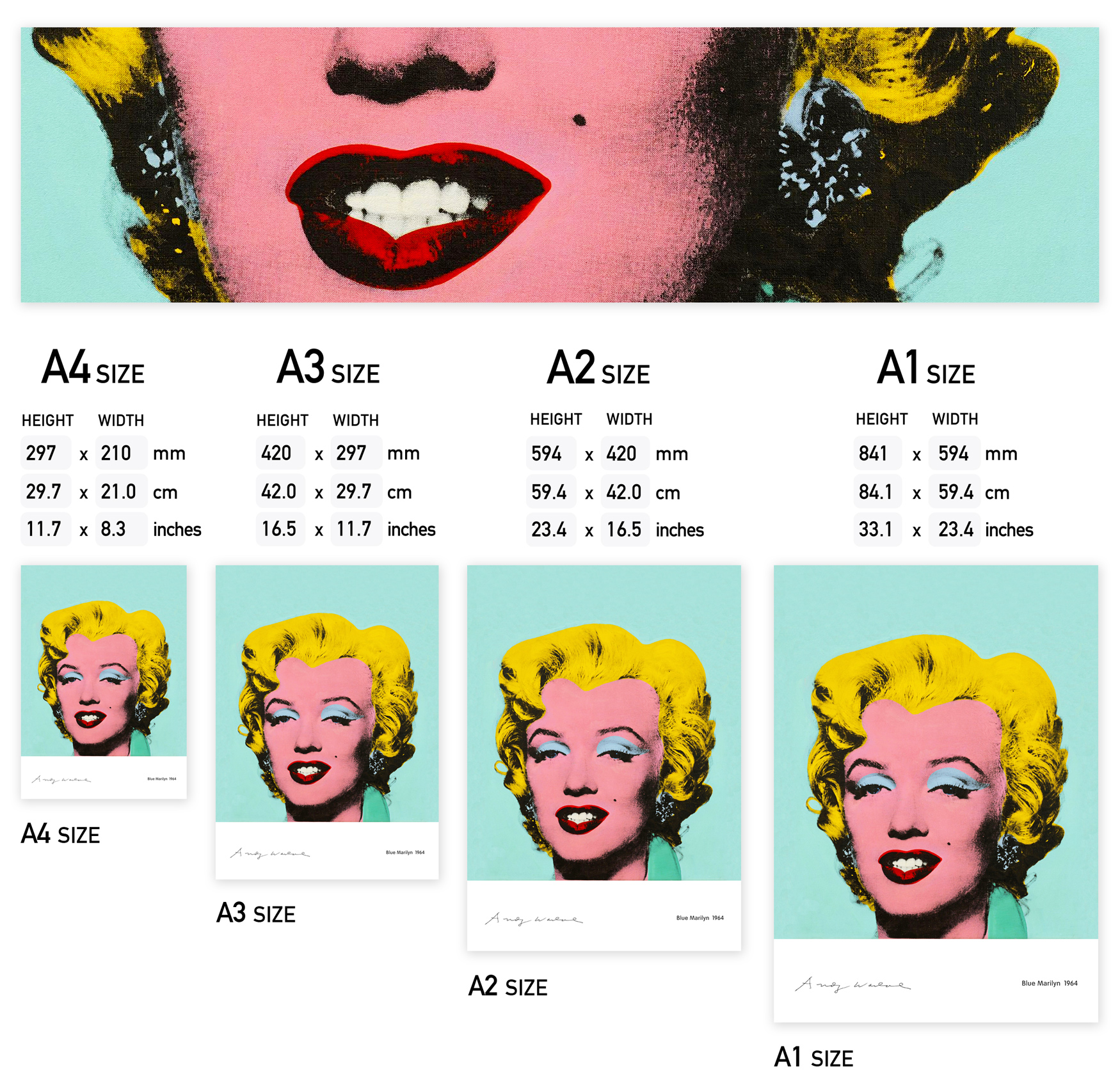 Marilyn Monroe Poster – museum-quality print