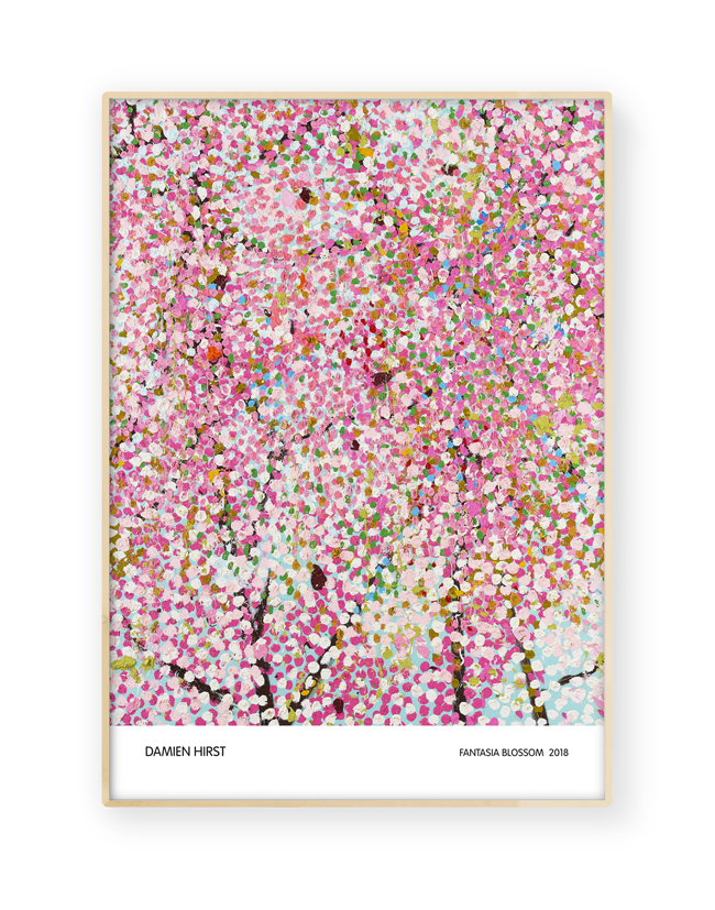 Damien Hirst, Fantasia Blossom poster.
